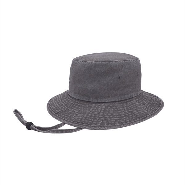 Washed Pigment Dyed Twill Bucket Hat - Washed Pigment Dyed Twill Bucket Hat - Image 2 of 7