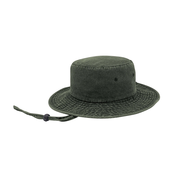 Washed Pigment Dyed Twill Bucket Hat - Washed Pigment Dyed Twill Bucket Hat - Image 5 of 7