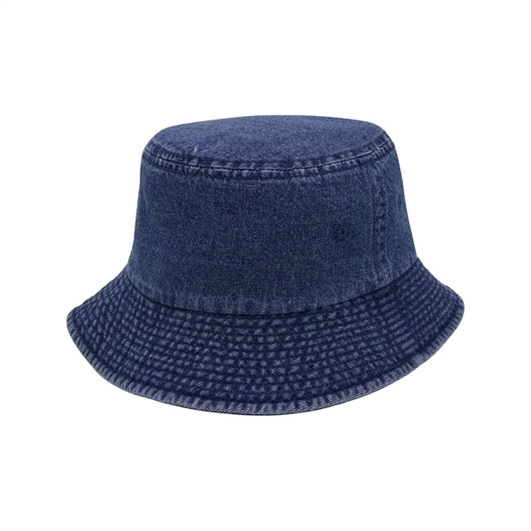 Denim Washed Bucket Hat - Denim Washed Bucket Hat - Image 1 of 1