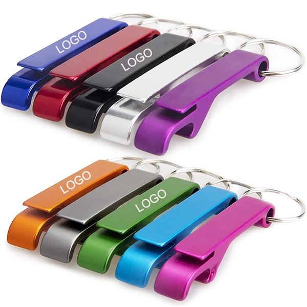 Colorful Keychain Bottle Openers - Colorful Keychain Bottle Openers - Image 1 of 2
