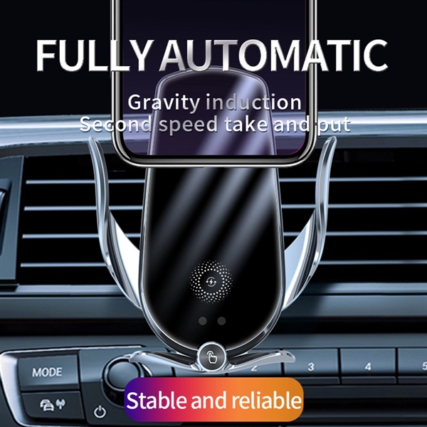 Wireless Car Phone Holder Mount Charger - Wireless Car Phone Holder Mount Charger - Image 4 of 5