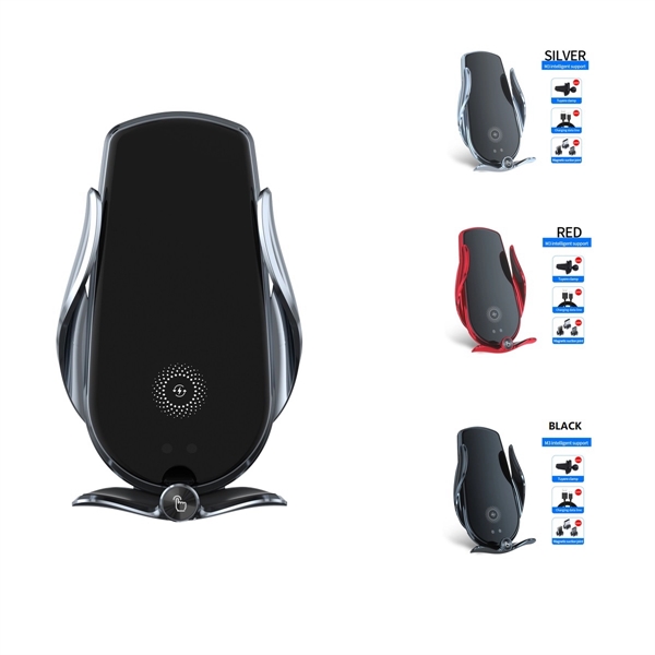 Wireless Car Phone Holder Mount Charger - Wireless Car Phone Holder Mount Charger - Image 0 of 5