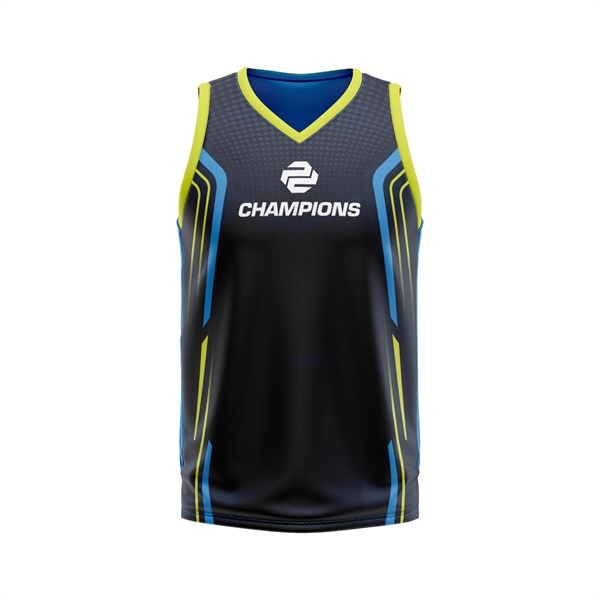 Men's Custom Full Sublimation Volleyball Sleeveless Jersey - Men's Custom Full Sublimation Volleyball Sleeveless Jersey - Image 0 of 1