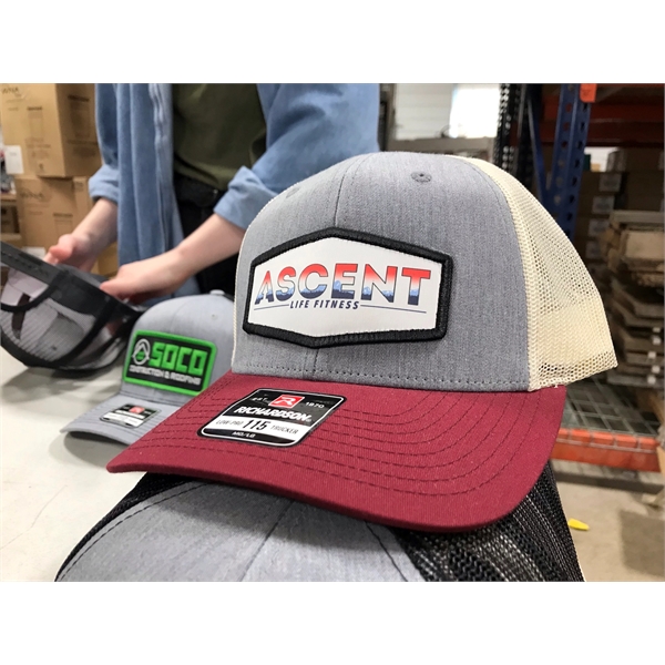Richardson 112 Trucker Hat with USA Made Sublimated Patch - Richardson 112 Trucker Hat with USA Made Sublimated Patch - Image 5 of 111