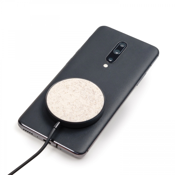 WHEAT RECYCLED   15W MAGNETIC WIRELESS CHARGING DOCK - WHEAT RECYCLED   15W MAGNETIC WIRELESS CHARGING DOCK - Image 10 of 12