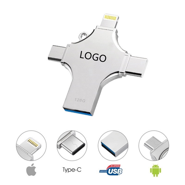 4 in 1 OTG USB Flash Drive 2.0 3.0 - 4 in 1 OTG USB Flash Drive 2.0 3.0 - Image 0 of 4
