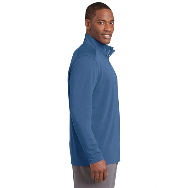 Sport-Tek Sport-Wick Textured 1/4-Zip Pullover. - Sport-Tek Sport-Wick Textured 1/4-Zip Pullover. - Image 3 of 30