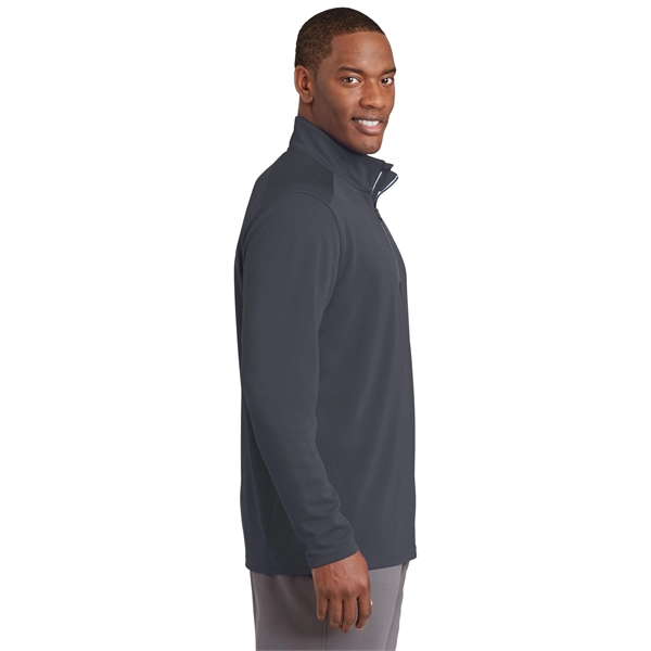 Sport-Tek Sport-Wick Textured 1/4-Zip Pullover. - Sport-Tek Sport-Wick Textured 1/4-Zip Pullover. - Image 10 of 30