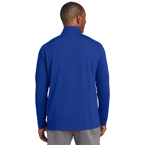 Sport-Tek Sport-Wick Textured 1/4-Zip Pullover. - Sport-Tek Sport-Wick Textured 1/4-Zip Pullover. - Image 17 of 30