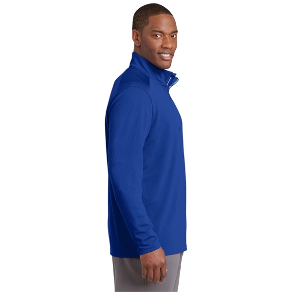 Sport-Tek Sport-Wick Textured 1/4-Zip Pullover. - Sport-Tek Sport-Wick Textured 1/4-Zip Pullover. - Image 18 of 30