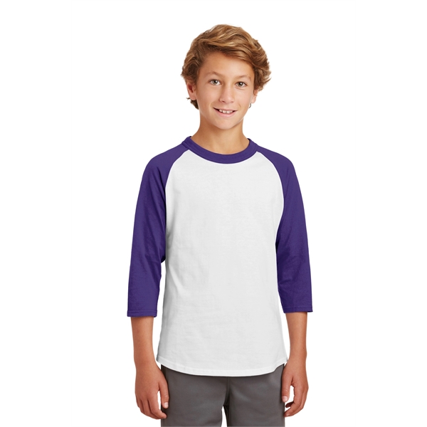 Sport-Tek Youth Colorblock Raglan Jersey. - Sport-Tek Youth Colorblock Raglan Jersey. - Image 97 of 97