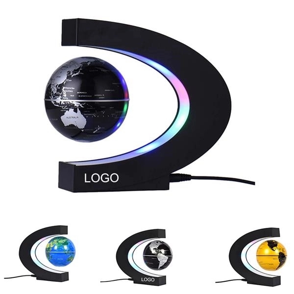Levitation Floating Globe with LED Lights - Levitation Floating Globe with LED Lights - Image 0 of 4