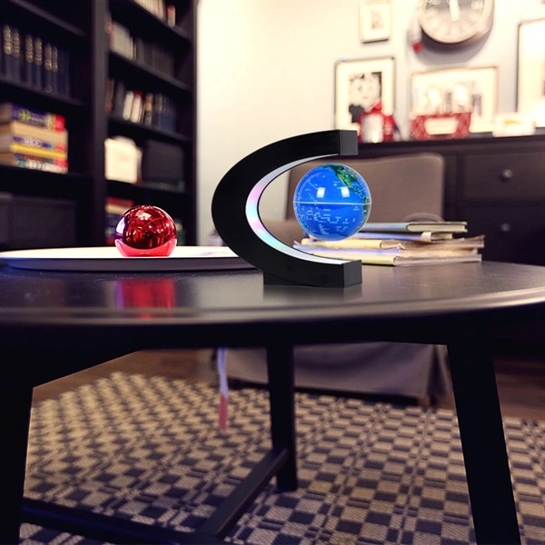 Levitation Floating Globe with LED Lights - Levitation Floating Globe with LED Lights - Image 4 of 4