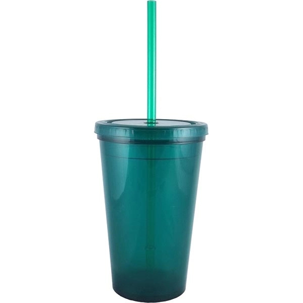 16 oz. "Bolero" Polypropylene Double Wall Plastic Tumbler - 16 oz. "Bolero" Polypropylene Double Wall Plastic Tumbler - Image 6 of 6