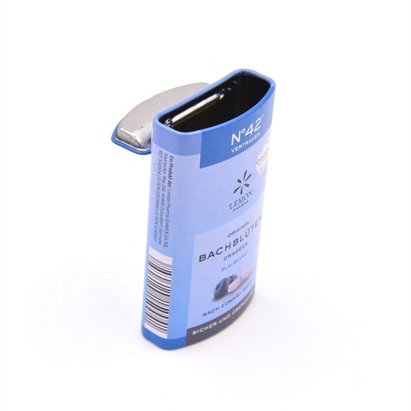 Mint Candy Tin Box With Flip Lid - Mint Candy Tin Box With Flip Lid - Image 0 of 3