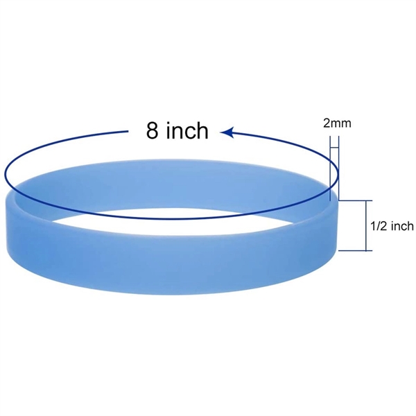 Glow In The Dark Silicone Bracelet - Glow In The Dark Silicone Bracelet - Image 2 of 4