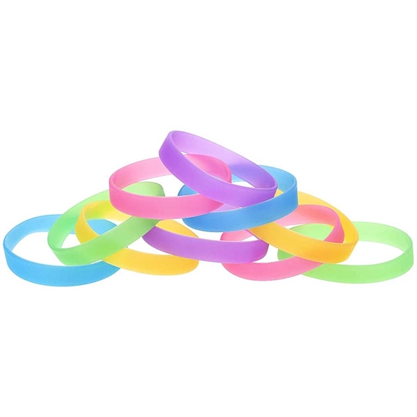 Glow In The Dark Silicone Bracelet - Glow In The Dark Silicone Bracelet - Image 4 of 4