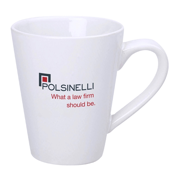 14 oz. Ceramic Cafe Coffee Mug w/ Handle - 14 oz. Ceramic Cafe Coffee Mug w/ Handle - Image 6 of 6