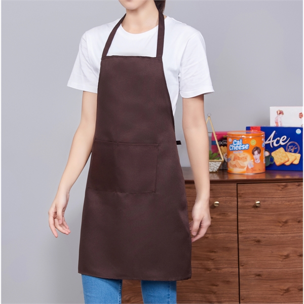 8 oz. Uniform fabric hang neck Kitchen aprons w/ 2 pockets - 8 oz. Uniform fabric hang neck Kitchen aprons w/ 2 pockets - Image 6 of 8