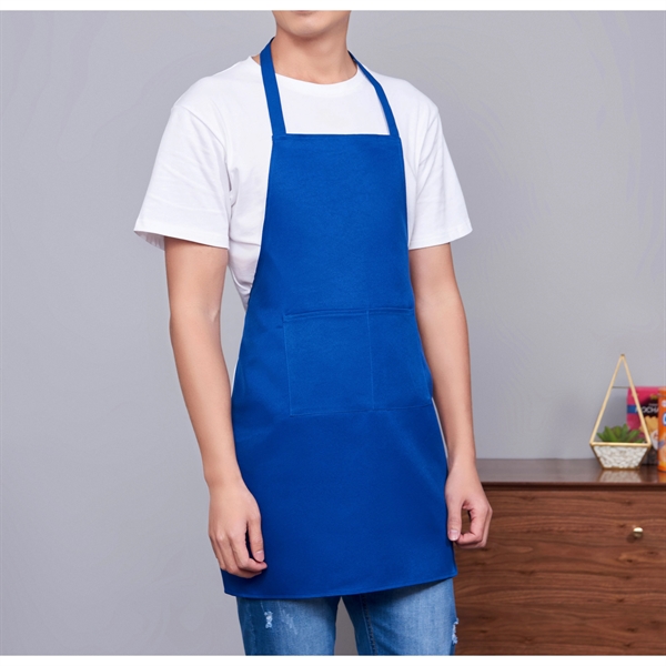 8 oz. Uniform fabric hang neck Kitchen aprons w/ 2 pockets - 8 oz. Uniform fabric hang neck Kitchen aprons w/ 2 pockets - Image 7 of 8