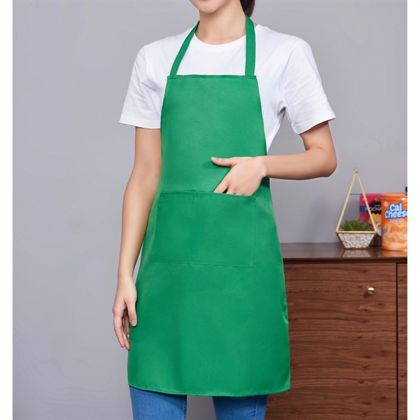 8 oz. Uniform fabric hang neck Kitchen aprons w/ 2 pockets - 8 oz. Uniform fabric hang neck Kitchen aprons w/ 2 pockets - Image 8 of 8