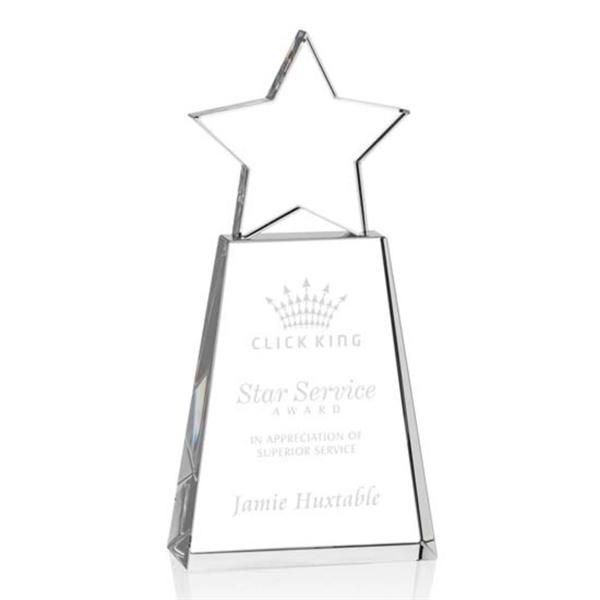 Custom Pioneer Star Award - Clear