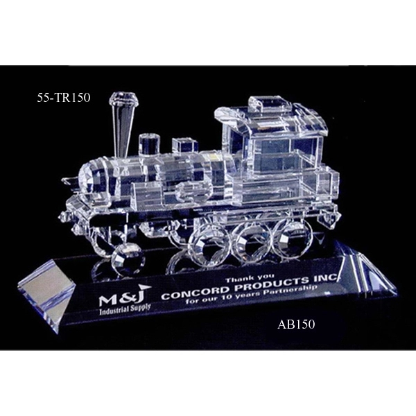 Crystal Train Engine 6"W - Crystal Train Engine 6"W - Image 0 of 0