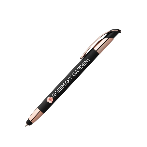 Veneto Softy Rose Gold Pen with Stylus - ColorJet - Veneto Softy Rose Gold Pen with Stylus - ColorJet - Image 1 of 5