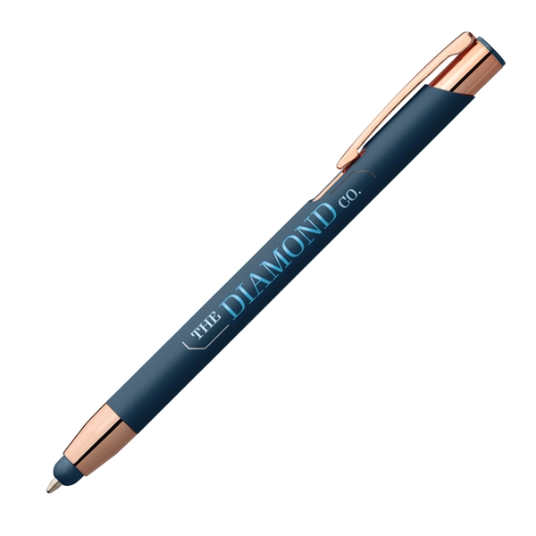 Leo Softy Rose Gold Pen with Stylus - Colorjet - Leo Softy Rose Gold Pen with Stylus - Colorjet - Image 1 of 4