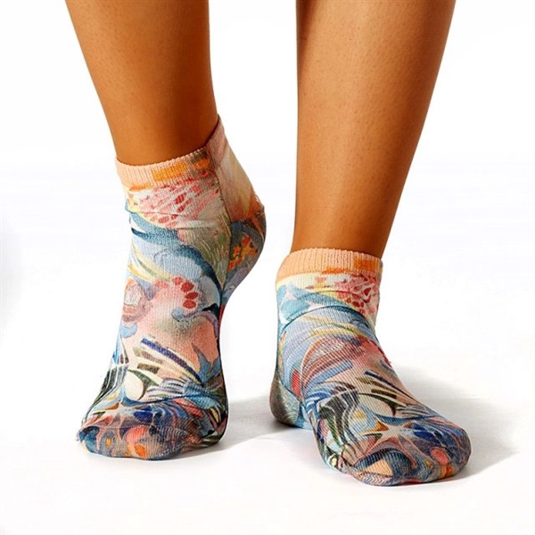 Low cut sublimated full color Socks, 200 needle - Low cut sublimated full color Socks, 200 needle - Image 1 of 3