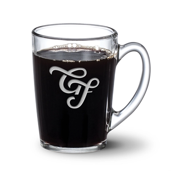 Dundas Clear Mug 11oz - Deep Etch - Dundas Clear Mug 11oz - Deep Etch - Image 0 of 1