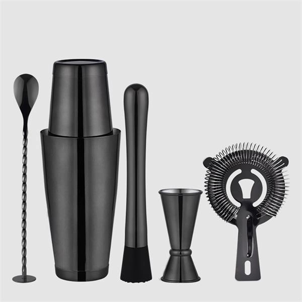 5 Pieces Stainless Steel Cocktail Shaker - 5 Pieces Stainless Steel Cocktail Shaker - Image 2 of 3