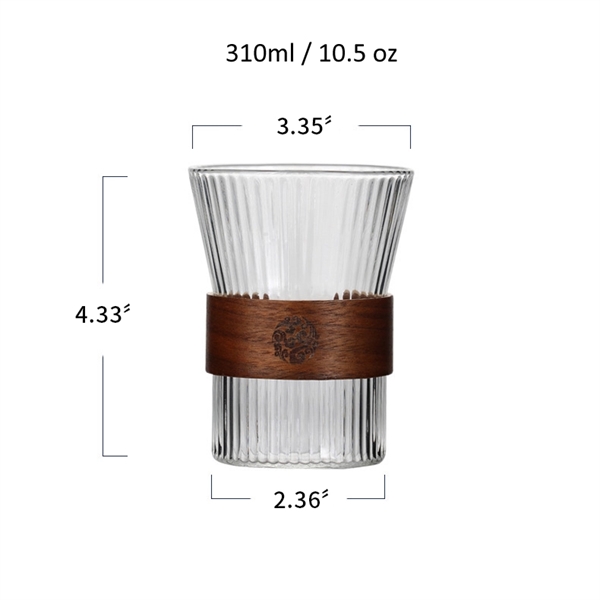 Heat-resistant Glass Cup With Bamboo Sleeve - Heat-resistant Glass Cup With Bamboo Sleeve - Image 2 of 5