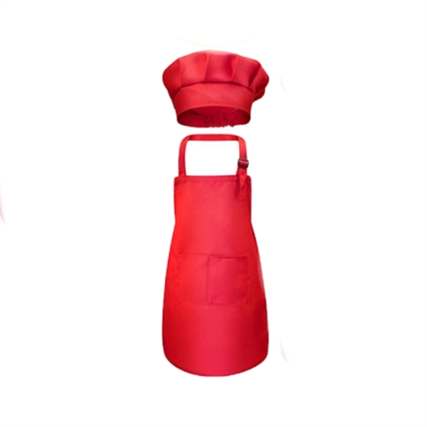 Kids Apron and Chef Hat Set - Kids Apron and Chef Hat Set - Image 3 of 5