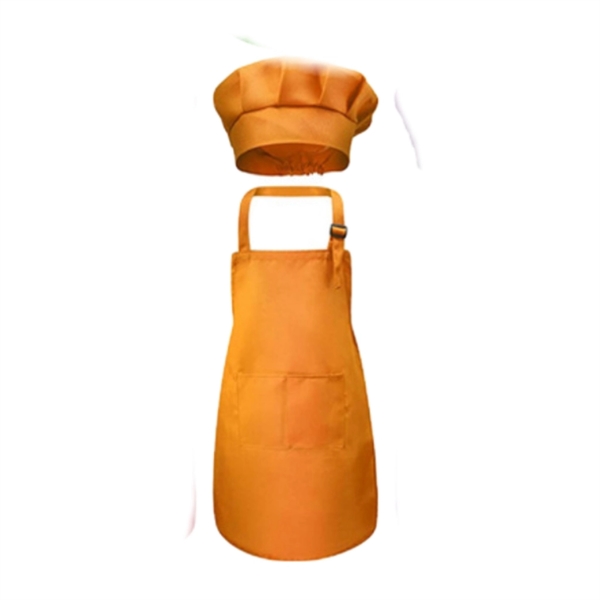 Kids Apron and Chef Hat Set - Kids Apron and Chef Hat Set - Image 5 of 5