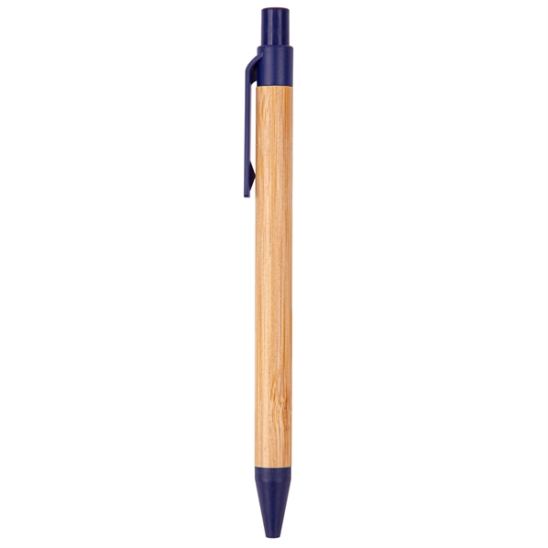 The Albury Bamboo Wheat Straw Click-Action Ballpoint Pen - The Albury Bamboo Wheat Straw Click-Action Ballpoint Pen - Image 4 of 8