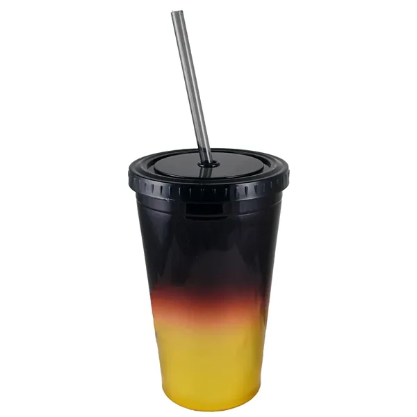 Metallic Insulated Double Wall Tumbler - Metallic Insulated Double Wall Tumbler - Image 1 of 2