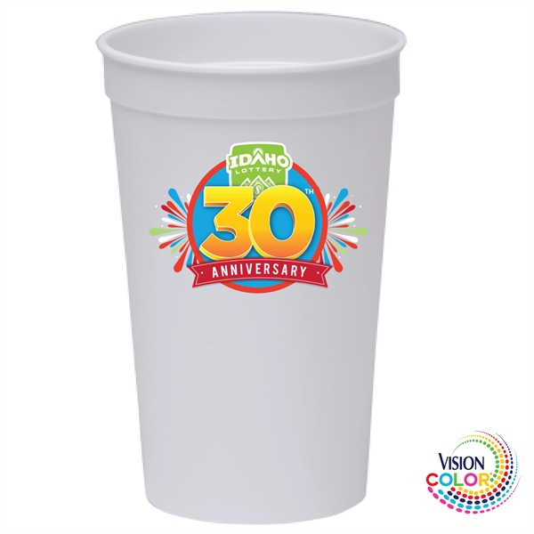 32 oz. Colored Stadium Cup - Made in USA - 32 oz. Colored Stadium Cup - Made in USA - Image 0 of 20