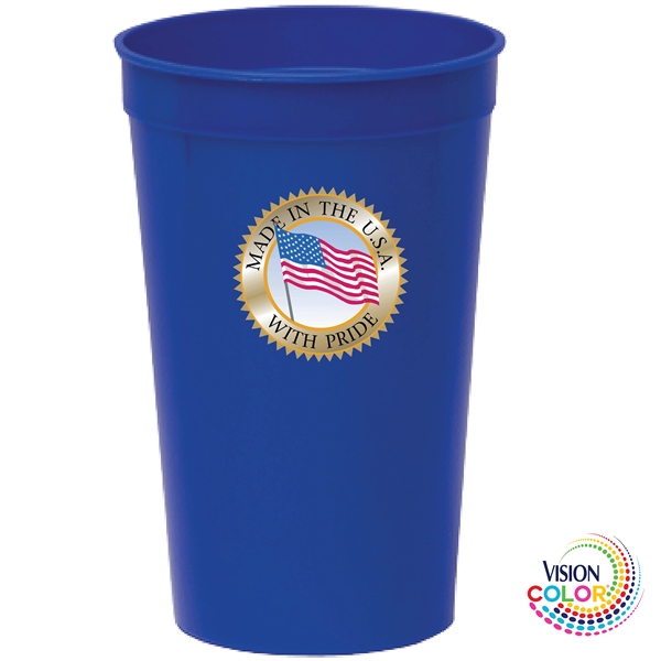 32 oz. Colored Stadium Cup - Made in USA - 32 oz. Colored Stadium Cup - Made in USA - Image 20 of 20