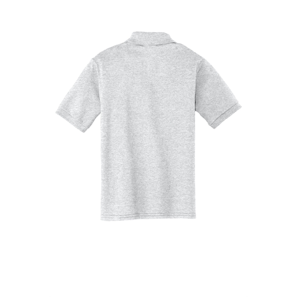 Port & Company Youth Core Blend Jersey Knit Polo. - Port & Company Youth Core Blend Jersey Knit Polo. - Image 5 of 56