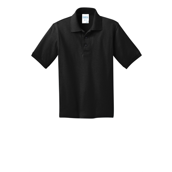 Port & Company Youth Core Blend Jersey Knit Polo. - Port & Company Youth Core Blend Jersey Knit Polo. - Image 56 of 56