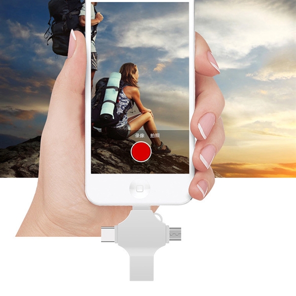 4 in 1 USB Flash Drive 8GB - 4 in 1 USB Flash Drive 8GB - Image 3 of 3