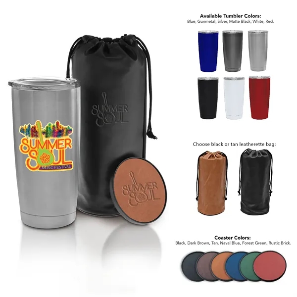 20 oz. Stainless Steel Tumbler Matte Finish - Everest | Plum Grove