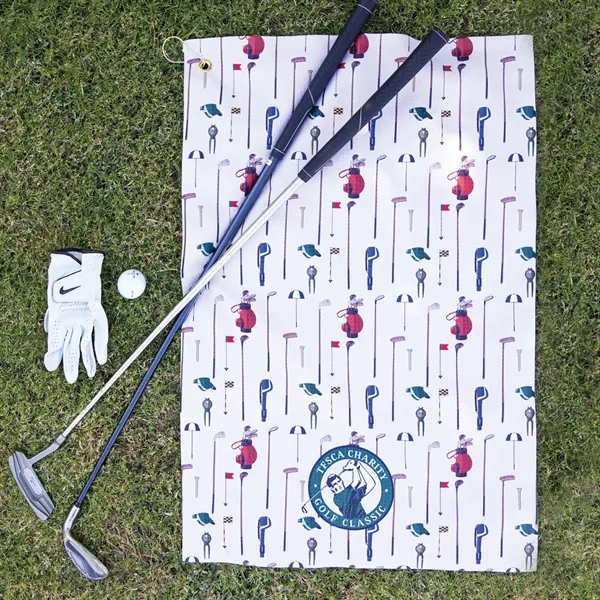 Oversized Subli-Waffle Golf Towel - Oversized Subli-Waffle Golf Towel - Image 0 of 0