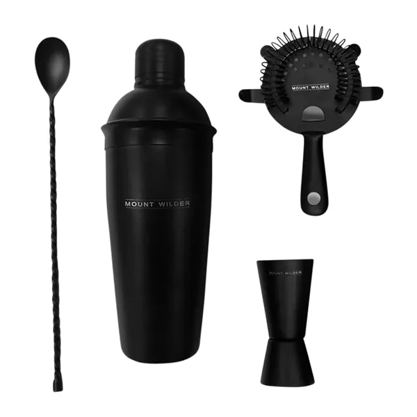 4-Piece & 3-Piece Cocktail Bar Set (Matte Black) - 4-Piece & 3-Piece Cocktail Bar Set (Matte Black) - Image 0 of 3