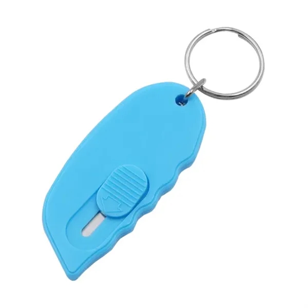 Retractable Mini Box Cutter with Key Ring