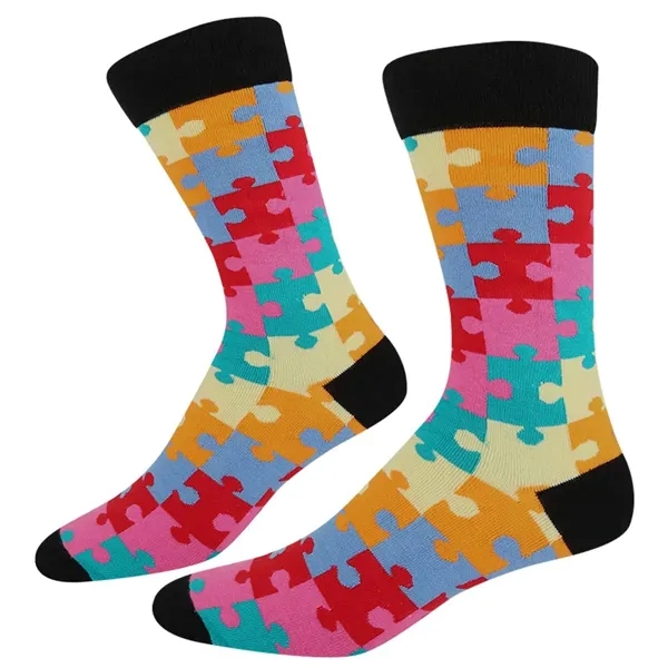 Below the calf 360 digital printed unisex socks, custom logo - Below the calf 360 digital printed unisex socks, custom logo - Image 2 of 5