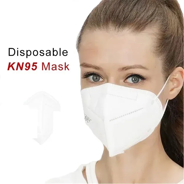 White Adult KN95 Face Mask In California Stock 6pcs/bag