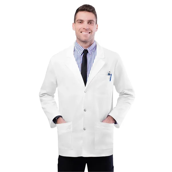 Adar - Pop-Stretch - Men's Three-Pocket Snap Front 31" La... - Adar - Pop-Stretch - Men's Three-Pocket Snap Front 31" La... - Image 0 of 0