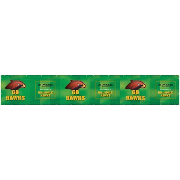 4' x 24' Polyester Mesh Banner - 4' x 24' Polyester Mesh Banner - Image 1 of 12